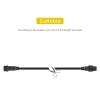 ARETV 2pin 3pin 4pin 5pin DC Strip Waterproof Connector Light Extension Cable Black/White Wire Male to Female 40 60 100 200 300cm (Color : 2pin Big Size, Size : 5pairs White Wire) view 3