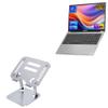 BoxWave Stand and Mount Compatible with ACEMAGIC AX15 Windows 11 Laptop (15.6 in) - Executive VersaView Laptop Stand, Ergonomic Adjustable Viewing Angle Metallic Riser - Metallic Silver view 1