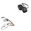 BoxWave Adapter Compatible with Aleck Nunchucks - Micro SD Card miniReader, USB Type-C OTG Reader USB3.0 Adapter Keychain - Metallic Silver view 1