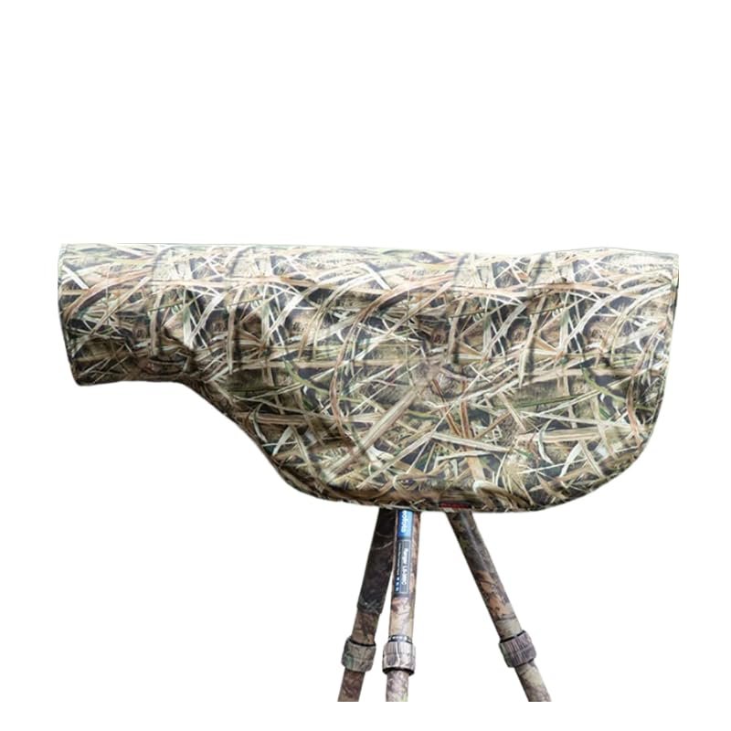 CHASING BIRDS Camouflage Waterproof Rain Covers Raincoat for Nikon Z 180-600mm f/5.6-6.3 VR (Thatched Camouflage)