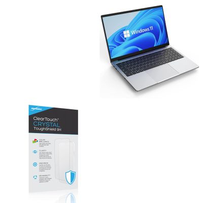 BoxWave Screen Protector Compatible with OTVOC VocBook 15 Windows 11 Laptop (15.6 in) - ClearTouch Crystal ToughShield 9H (2-Pack), Clear 9H Tough Flexible Film Screen Protector