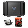 Alpine R2-A60F 4 Channel 600 Watt Class D Car Audio Amplifier & RUX-H01 Remote Bass Knob & KIT0 Installation AMP Kit view 1