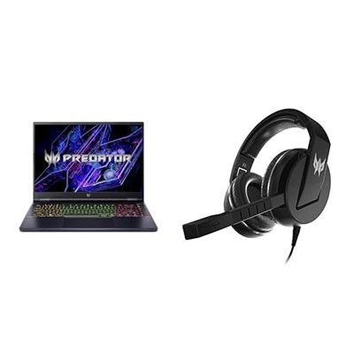 Acer Predator Helios Neo 14 Gaming Laptop | 14.5" WQXGA | AI-Powered | Ultra 7 155H | RTX 4060 | 16GB LPDDR5X | 1TB SSD | PHN14-51-797W Predator Galea 311 Gaming Headset, 50mm Drivers