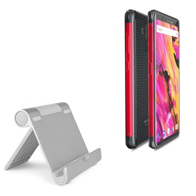 BoxWave Stand and Mount Compatible with Vernee V2 - VersaView Aluminum Stand, Portable, Multi Angle Viewing Sturdy