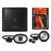Alpine S2-S65C 6.5" Component Set S2-S69 6x9 Coaxial Speaker S2-A36F Amplifier & KIT10 Installation AMP Kit view 2