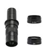 JOEBO Microscope Kit 0.5X / 2.0X / 0.3X Auxiliary Barlow Objective Glass Lens for 180X/300X C-Mount Zoom Lens Industry Video Microscope Camera Microscope Lens Adapters (Color : 180x-D) view 1