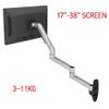 AVXANKTG DL-7013 17-38"" Mechanical Spring Aluminum Steel LCD Monitor Mount TV Wall Bracket Long Arm 2-10 kg 3-11 kg 100x100 200x200 (Color : 7013II Silver) view 2