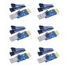 6Pcs CP2102 USB-UART 6 in 1 USB to Serial Port Adapter Converter USB-TTL USB-RS232 USB-RS485 TTL-RS232 TTL-RS485 RS232-RS485 Serial Adapter 3.3V 5V Universal Adapter Module view 1