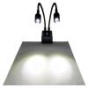 JOEBO Microscope Kit Adjustable Microscope Lens Holder Stand LED Spotlight Digital Camera Microscope Lens Adapters (Color : Stand and Light) view 2