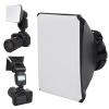 DirectNine Basics Flash Diffuser for Speedlight, Portable Universal Flash Diffuser Light Softbox Rectangle Shape Softbox Diffuser Softbox for Camera Flash Light Speed Lights view 2