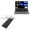 BoxWave Keyboard Compatible with MTWZMM MTL1732N Laptop (17.3 in) - AquaProof USB Keyboard, Washable Waterproof Water Resistant - Jet Black view 1