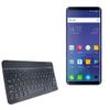 BoxWave Keyboard Compatible with Elephone U Pro - SlimKeys Bluetooth Keyboard, Portable Thin with Chiclet-Style Keys - Jet Black view 1