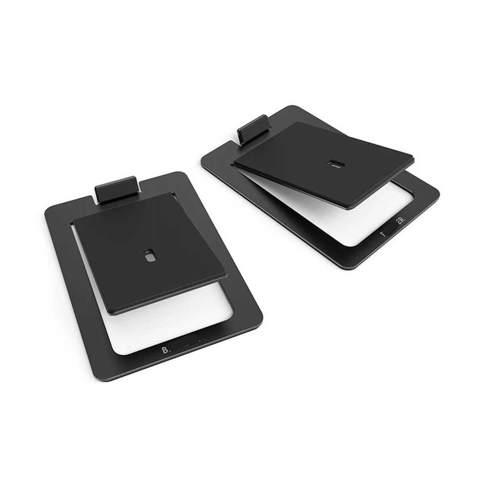 WPTGODGB 1PCS Desktop Speaker Metal Bracket Speaker Surround HiFi Sound Isolation and Shock Absorption K2 (Color : K2-B)