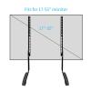 JFUDJKLI Desktop TV Stand TV Legs Suitable for 17-55 inch Flat Screen TV Desktop Stand Base Desk Riser up to VESA 600x400 mm view 4