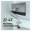 WPTGODGB Desktop 22-43 inch LCD/LED Large Monitor Desktop mounting Bracket arm Full Dynamic Monitor Bracket Load Bearing 3-12kg (Color : White) view 2