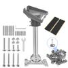 Stainless Steel Starlink Gen 3 Heavy Duty Pivot Roof Mount Kit Compatible with Gen3 / V3 Starlink Standard DishAdjustable 360 , with Die cast Integrated Aluminum Alloy Starlink Gen 3 Pipe Adapter view 1