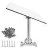 Stainless Steel Starlink Gen 3 Heavy Duty Pivot Roof Mount Kit Compatible with Gen3 / V3 Starlink Standard DishAdjustable 360 , with Die cast Integrated Aluminum Alloy Starlink Gen 3 Pipe Adapter view 2