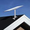 Stainless Steel Starlink Gen 3 Heavy Duty Pivot Roof Mount Kit Compatible with Gen3 / V3 Starlink Standard DishAdjustable 360 , with Die cast Integrated Aluminum Alloy Starlink Gen 3 Pipe Adapter view 3