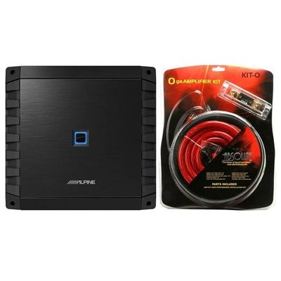 Alpine S2-A36F S-Series Class-D 4-Channel Car Amplifier & KIT0 0 Installation AMP Kit