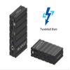 Blackjet RX-4 Thunderbolt 4 Docking Station  17-Port USB-C Hub with HDMI, DisplayPort, SD/microSD, RJ45 Ethernet, USB-A, USB4  For MacBook Pro, Windows Laptops  Aluminum BLACK finish APPLE view 3