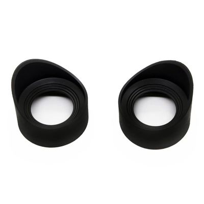 JOEBO Microscope Kit 2pcs Rubber Eye Guards 42-48mm Telescope Eyepiece Rubber Eye Cups Eye Shield Eye Guards for 10x42 8x50 Binoculars Microscope Lens Adapters