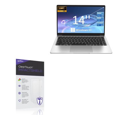BoxWave Screen Protector Compatible with Molegar A156N Business Laptop (15.6 in) - ClearTouch ImpactShield (2-Pack), Impenetrable Screen Protector Flexible Film