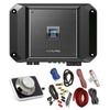 Alpine R2-A60F 4 Channel 600 Watt Class D Car Audio Amplifier & RUX-H01 Remote Bass Knob & KIT4 Installation AMP Kit view 1