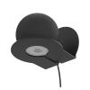 JFUDJKLI Desktop Speaker Stand Mini Wall Mount Bracket Mount Speaker Support (Color : Black) view 1