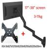 AVXANKTG DL-7013 17-38" Mechanical Spring Aluminum Steel LCD Monitor Mount TV Wall Bracket Long Arm 2-10 kg 3-11 kg 100x100 200x200 (Color : with Adaptor 2) view 2