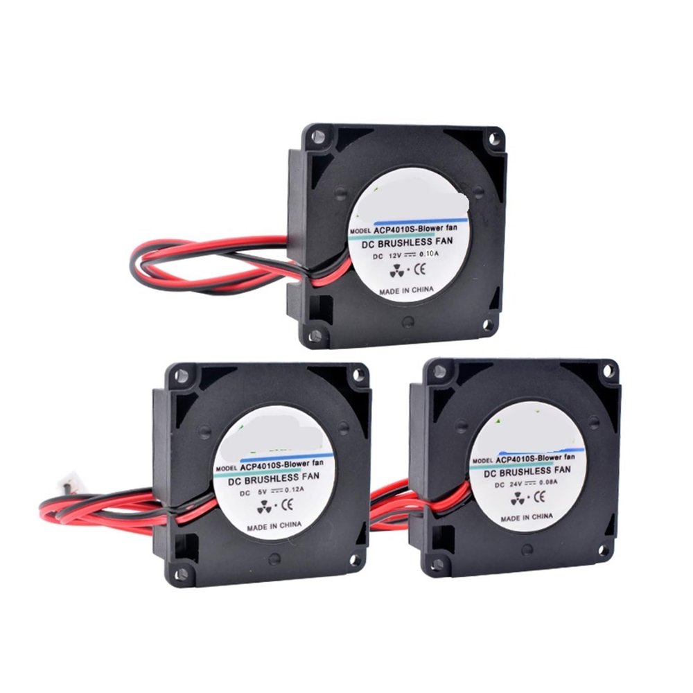 1 Pcs 4cm ACP4010S-Blower 40mm 40x40x10mm DC5V USB 12V 24V Mini Side Blower Cooling Fan for 3D Printer Projector Router (Color : 5V USB Plug)