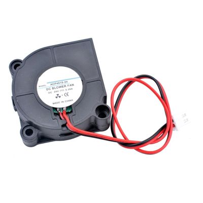 EKFVNIQQ 2 Pcs ACP4015 4cm 40mm Blower 40x40x15mm DC5V 12V 24V Turbo Blower Cooling Fan for Humidifier 3D Printer (Color : 24V 7000rpm)
