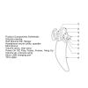 Fabater IPX8 Headphones for Swimming, in Ear Swimming Headphones with 5.0, Underwater Music Player, for Swimming, Sports, Running (Blue) view 2
