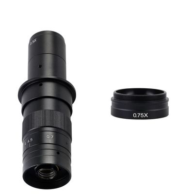 JOEBO Microscope Kit 0.5X / 2.0X / 0.3X Auxiliary Barlow Objective Glass Lens for 180X/300X C-Mount Zoom Lens Industry Video Microscope Camera Microscope Lens Adapters (Color : 180x-G)