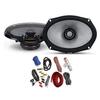 Alpine R2-S69 R-Series 6"x9" 600W 2-Way Car Coaxial Speakers & KIT4 Installation AMP Kit view 1