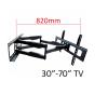AVXANKTG DL-D-A64L 60kg 70" 65" 600x400 Retractable Heavy Duty Swing Arm LCD Stand Swing TV Wall Mount Bracket Long view 2