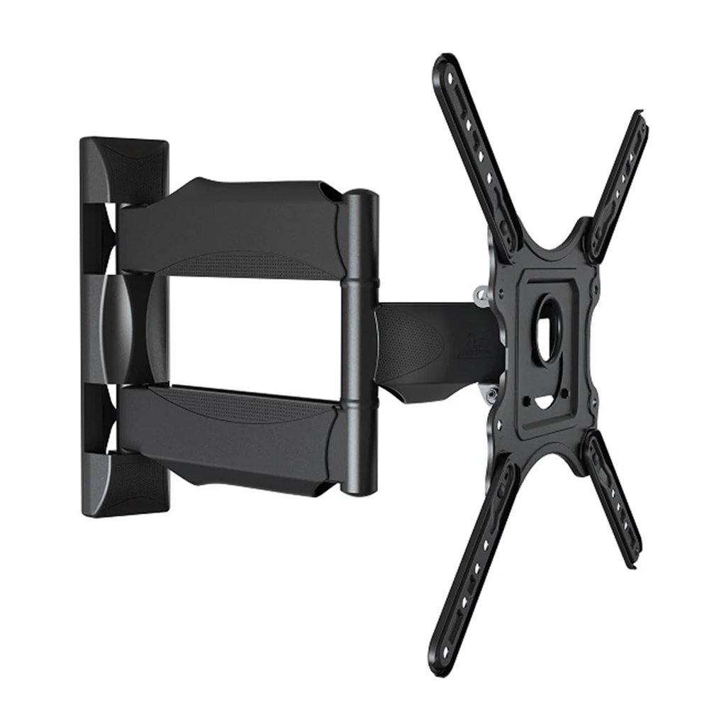 AVXANKTG DF400 P4 32""-55"" Telescopic 3 Arm Swing Full Movement 70kg TV Wall Mount Articulating Bracket with Adapter 400x400 Hidden Cable