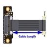 ADTLINK PCIe 4.0 x1 to x1 Dual Right Angle Extension Riser Cable with Metal Mhield Support Wake and CLKRUN (M11SM-TL 4.0, 10cm) view 3