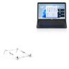 BoxWave Stand and Mount Compatible with LETSUNG ABLE 1S (14 in) - Pocket Aluminum Stand 3-in-1, Portable Multi Angle Viewing Riser - Metallic Silver view 1