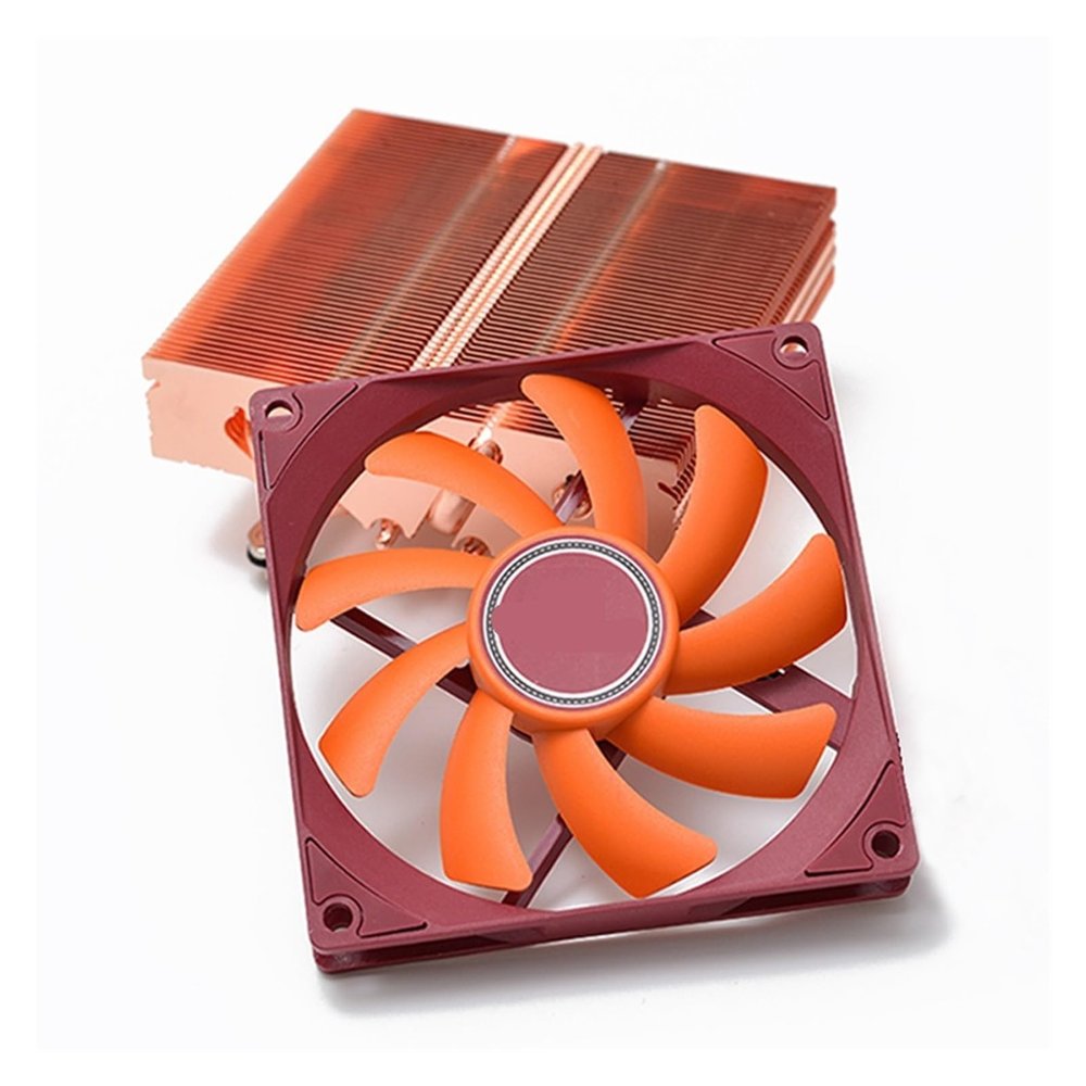 1 Pcs AXP90R CPU Cooler 47mm Low Profile 4 Heat Pipes Desktop Computer Down Pressure Cooler