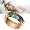 Sleep Monitoring Smart Ring, Body Temperature Control, Music Remote with 5.1, for iOS and for Android Sync (Rose Gold) view 3
