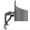 AVXANKTG G55 Mechanical Spring arm 27-34 inch Dual Curved Screen Desktop Monitor Stand 5-16 kg Ultra Wide Monitor Stand with USB Port, Black view 1