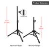 Starlink Gen 3 Tripod Stand, Adjustable Heavy Duty Stand Mount, Compatible with Starlink Gen 3/V4,Starlink Standard Kickstand Dish, -2 to 4.5-Feet, Includes Slide-in Pipe Adapter view 2
