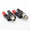 1pcs Male Female Connector Plug to 2X 4mm Dual Banana Female Jack Adapter Socket Binding Post Coax Coaxial Splitter (Color : BNC Female) view 3