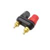 1Pcs Banana Plugs Couple Terminals Connector Red and Black Terminal Amplifier Binding Post Banana Speaker Plug Connectors (Color : A 1Pcs) view 3