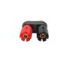 1Pcs Banana Plugs Couple Terminals Connector Red and Black Terminal Amplifier Binding Post Banana Speaker Plug Connectors (Color : A 1Pcs) view 4