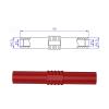 10pcs 4mm Banana Socket Female Adapter Extension Insulated Banana Plug Coupler Connector J.20009 (Color : 5 colorsX2) view 3