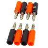 10pcs Black & Red Wire Audio Speaker Cable Banana Plug Connectors 4mm Adapter (Color : RED 10PCS) view 1