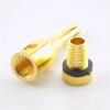 2/8pcs 4mm Banana Plug Gold-Plated Musical Cable Wire Audio Speaker Connector Plated Musical Speaker Cable Wire Pin Connectors (Color : 4 Pairs) view 4