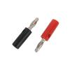 10pcs Audio Speaker Screw Banana Gold Plate Plugs Connectors 4mm Black Red Golden (Color : 5pcs Black Golden) view 3