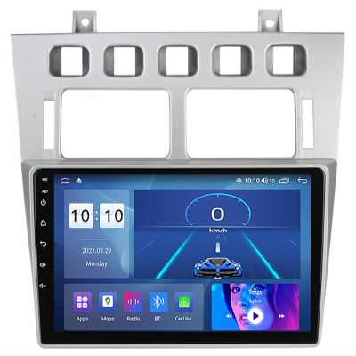 PLOKM 2 Din Android 12 Car Stereo with 9'' Sat Nav Radio GPS Navi Car Audio for Ch-Ery Fora Cowin Vortex Estina 2006-2011, FM BT Receiver 4G 5G WiFi SWC Carplay BT M100S